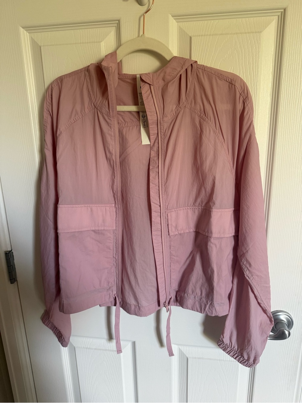 Lululemon Light Pink Women's Hooded Windbreaker Jacket